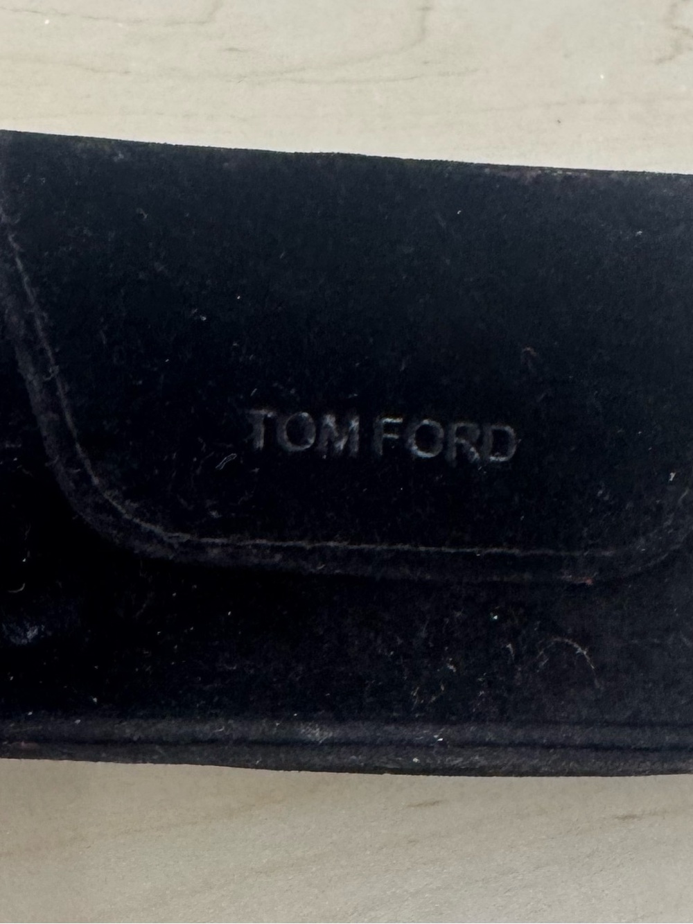 Tom Ford Velour Sunglasses Case